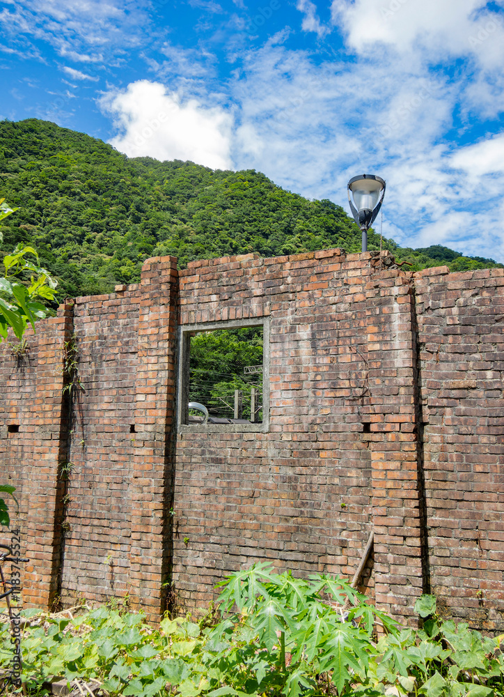 Daytime view of landscape of Shifen District