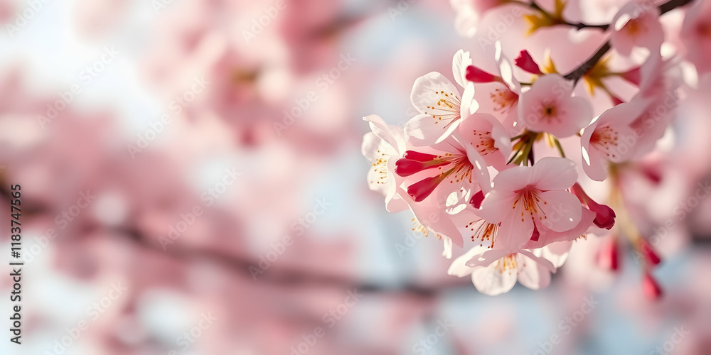 Cherry blossoms, spring bloom, soft pink petals, delicate flowers, branch close-up, blurred background, shallow depth of field, soft lighting, pastel colors, dreamy atmosphere, nature photography, Cherry blossoms, spring bloom, soft pink petals, delicate flowers, branch close-up, blurred background, shallow depth of field, soft lighting, pastel colors, dreamy atmosphere, nature photography,