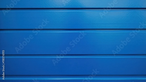 Vibrant Blue Horizontal Panel Texture Background Ideal for Design Projects