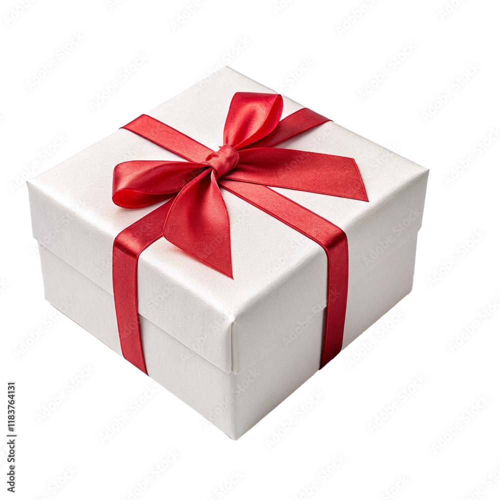 Obraz premium gift box isolated on white