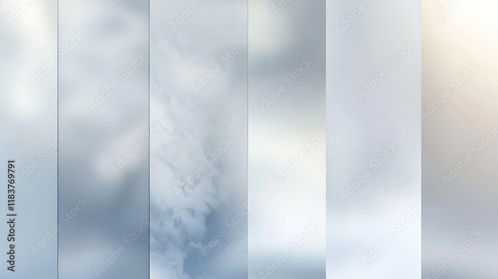 **A clouded glass gradient mixing soft greys **A clouded glass gradient mixing soft greys