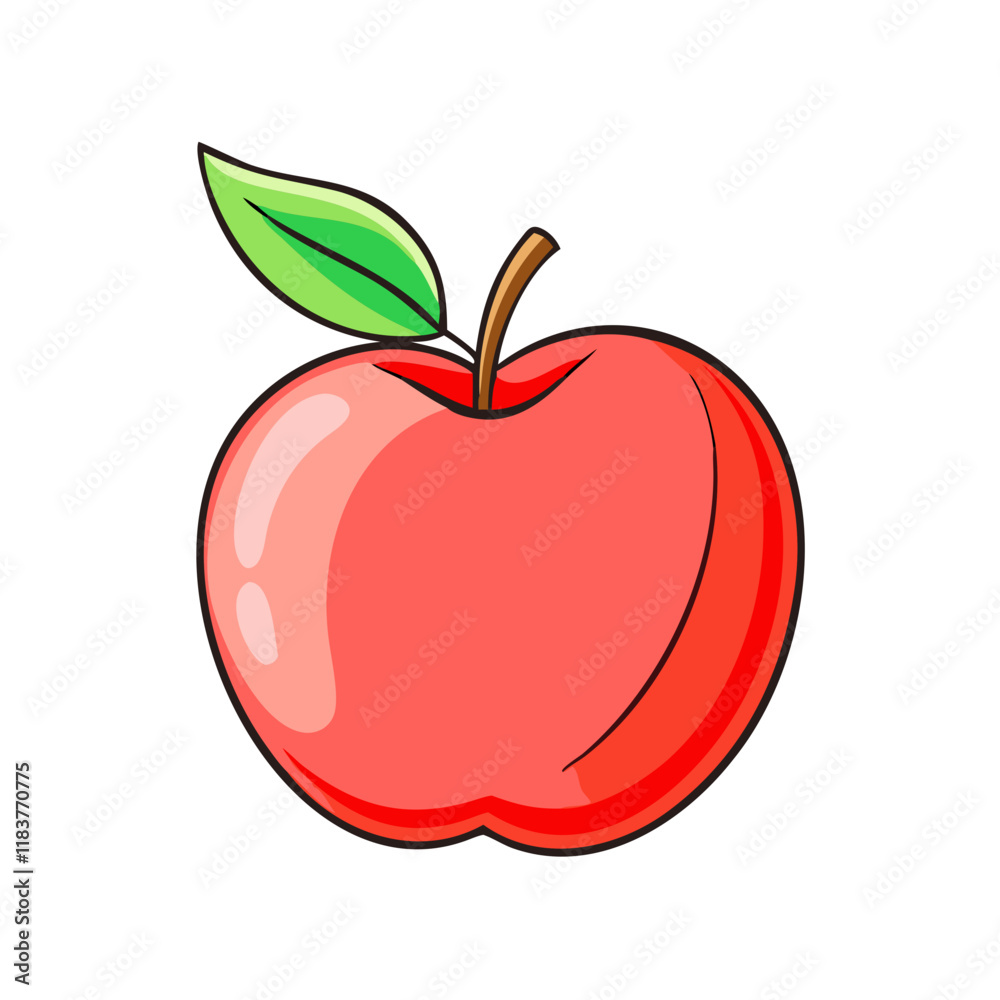 apple vector icon, fruit vector illustration - simple illustration of apple perfect for logos, and fruit-themed designs. apple vector icon, fruit vector illustration - simple illustration of apple perfect for logos, and fruit-themed designs.