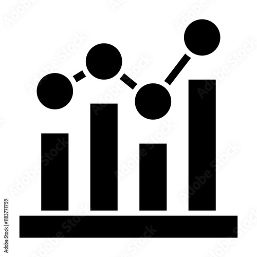 Trend Glyph Icon Design