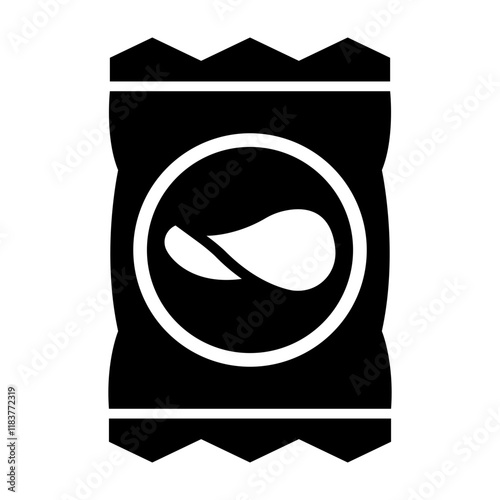 Crisps Glyph Icon Design