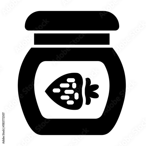 Jam Glyph Icon Design