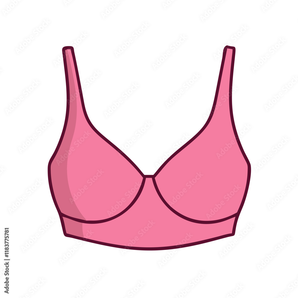 bralette vector icon, clothing vector illustration - simple illustration of bralette perfect for logos, and clothing-themed designs. bralette vector icon, clothing vector illustration - simple illustration of bralette perfect for logos, and clothing-themed designs.