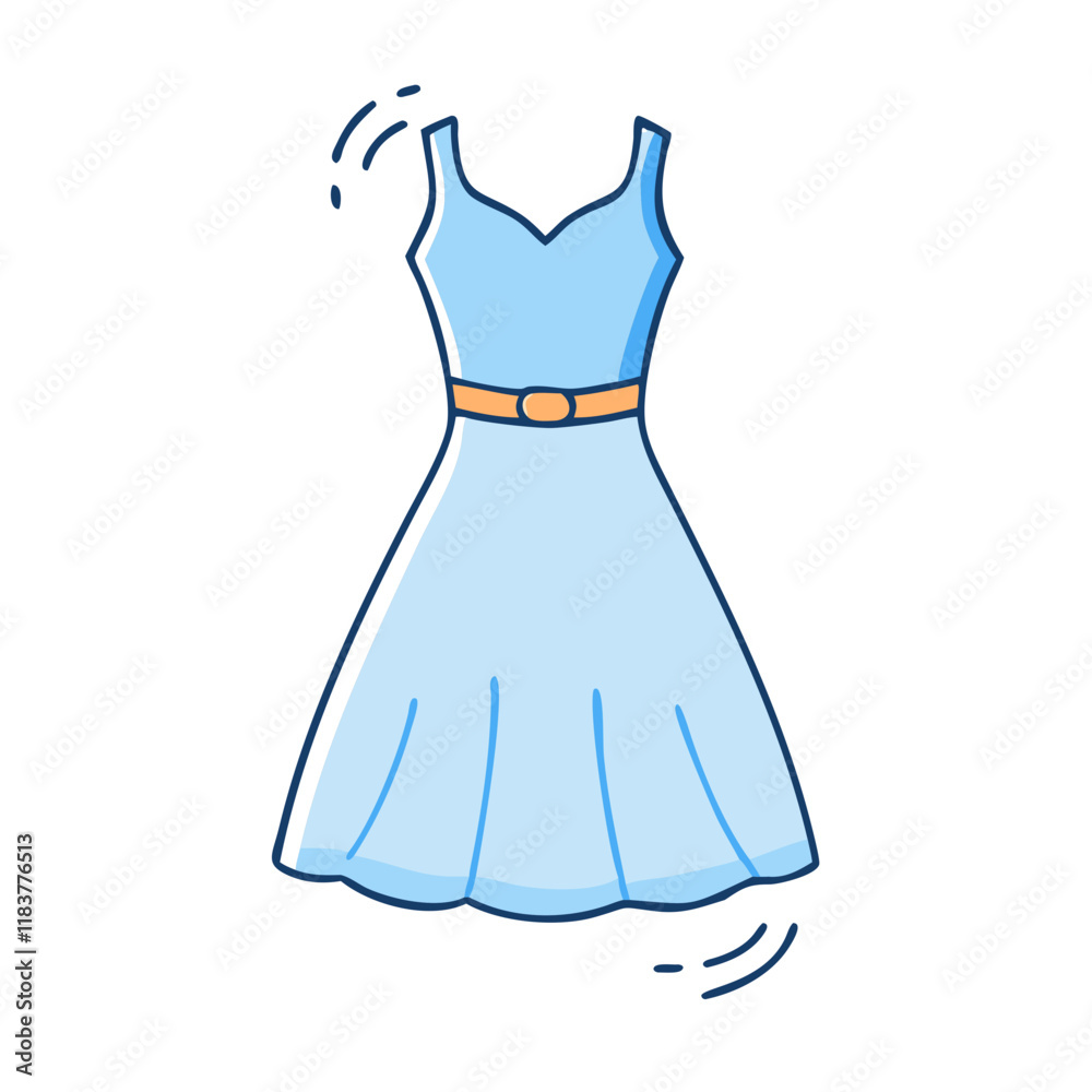 cocktail dress vector icon, clothing vector illustration - simple illustration of cocktail dress perfect for logos, and clothing-themed designs. cocktail dress vector icon, clothing vector illustration - simple illustration of cocktail dress perfect for logos, and clothing-themed designs.