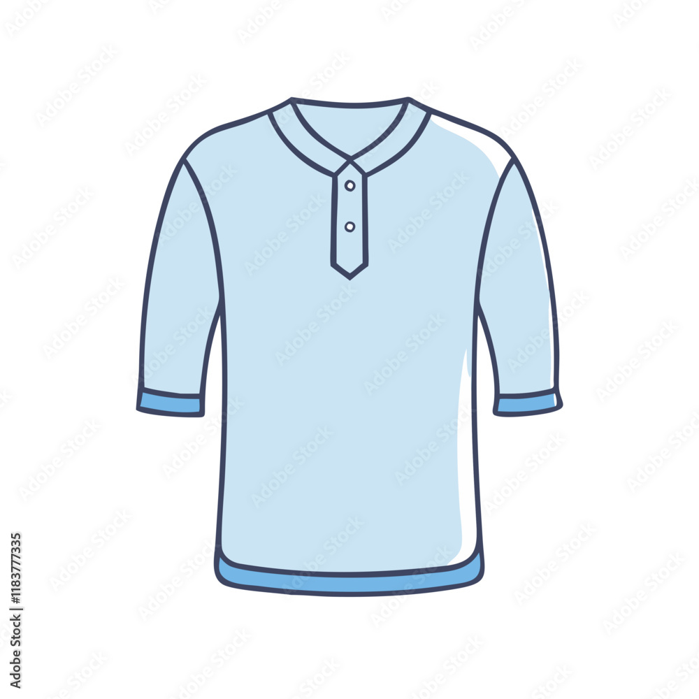 henley shirt vector icon, clothing vector illustration - simple illustration of henley shirt perfect for logos, and clothing-themed designs. henley shirt vector icon, clothing vector illustration - simple illustration of henley shirt perfect for logos, and clothing-themed designs.