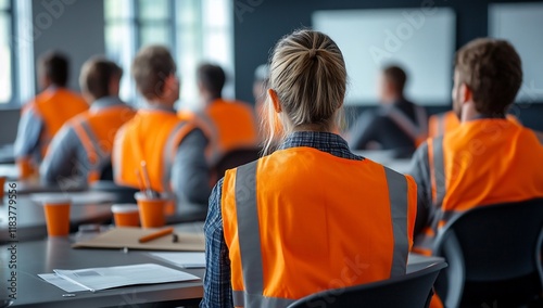 Construction Workers in Training Session