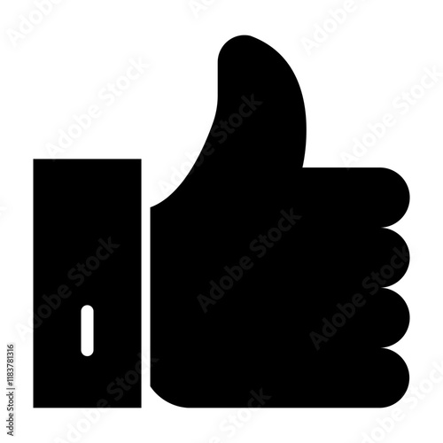 Like Glyph Icon Design