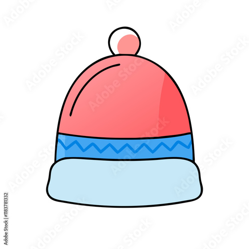 beanies vector icon, accessories vector illustration - simple illustration of beanies perfect for logos, and accessories-themed designs.