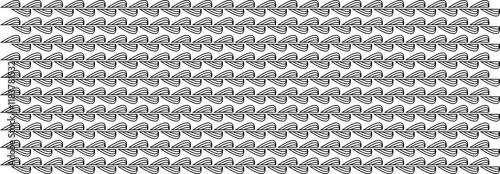 Abstract Geometric pattern, Lines, Illustration, vector, alternating overlapping, orderly arrangement background, black and white, banner, website, template, dark.
