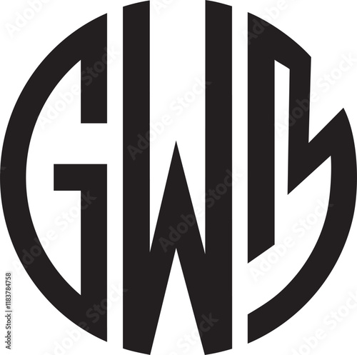 Free Download GWM circle logo design.eps - GFXLoad