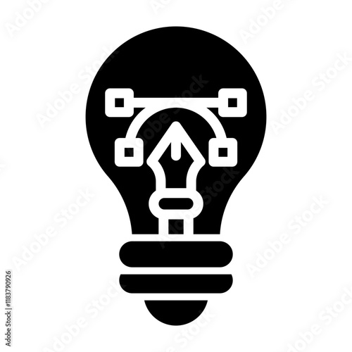 Creative Glyph Icon Design