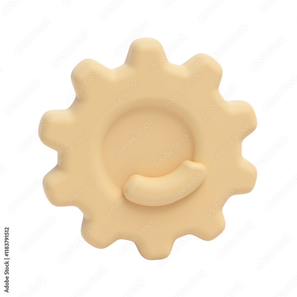 3d vector icon. Cogwheel gear, setting symbol. Repair, optimizing, workflow concept. on Isolated transparent background png. generated with AI 3d vector icon. Cogwheel gear, setting symbol. Repair, optimizing, workflow concept. on Isolated transparent background png. generated with AI