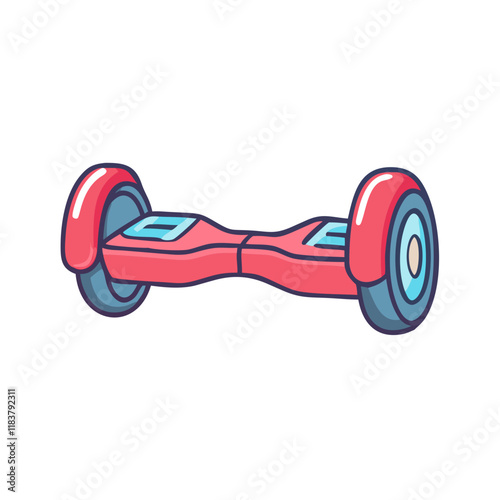 hoverboard vector icon, vehicles vector illustration - simple illustration of hoverboard perfect for logos, and vehicles-themed designs.