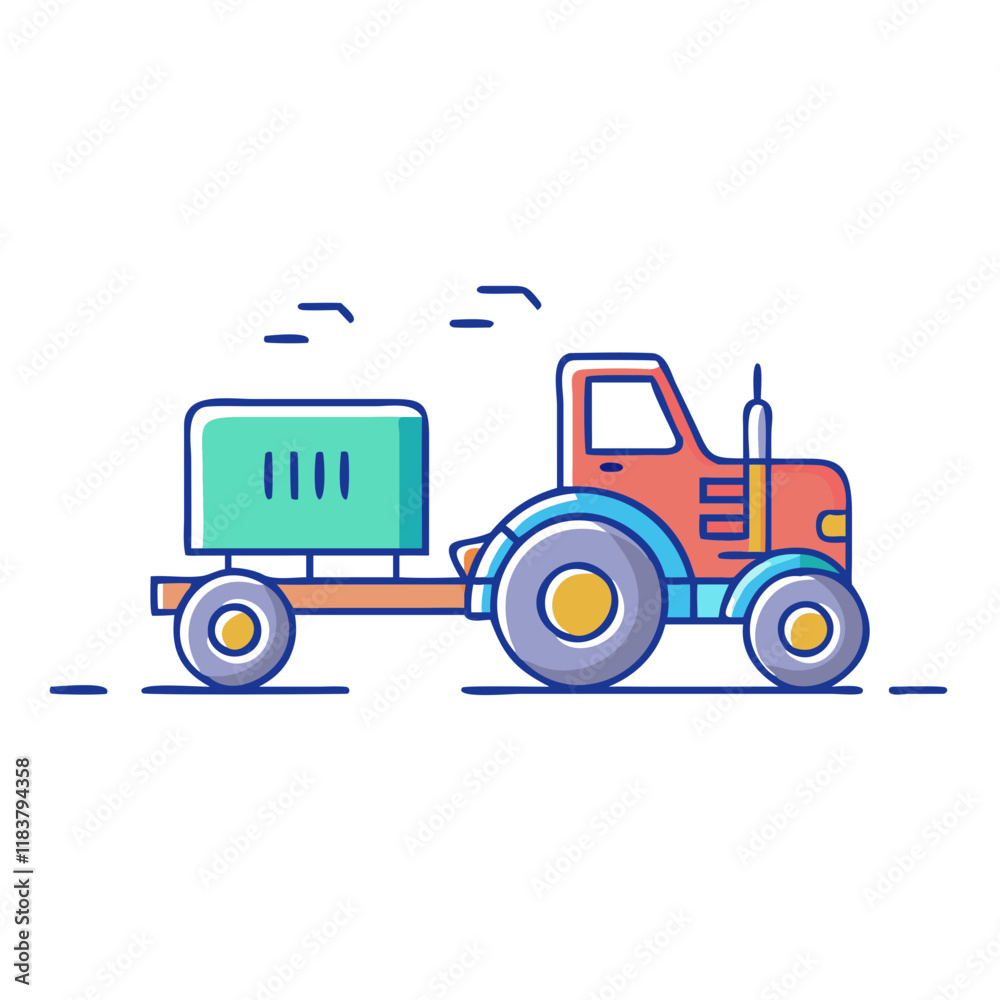 tractor trailer vector icon, vehicles vector illustration - simple illustration of tractor trailer perfect for logos, and vehicles-themed designs. tractor trailer vector icon, vehicles vector illustration - simple illustration of tractor trailer perfect for logos, and vehicles-themed designs.