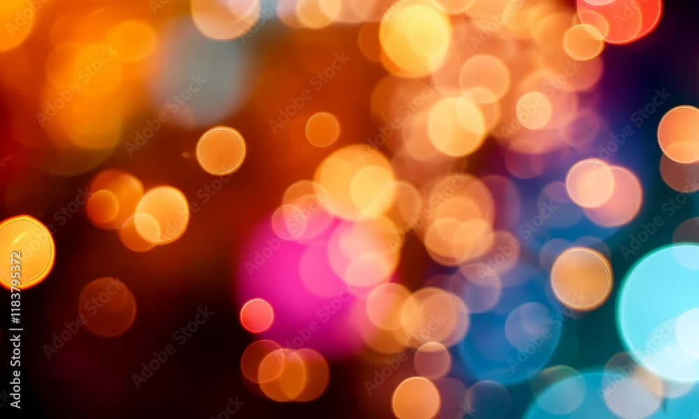 Colorful abstract bokeh background with vibrant pink and orange hues Colorful abstract bokeh background with vibrant pink and orange hues