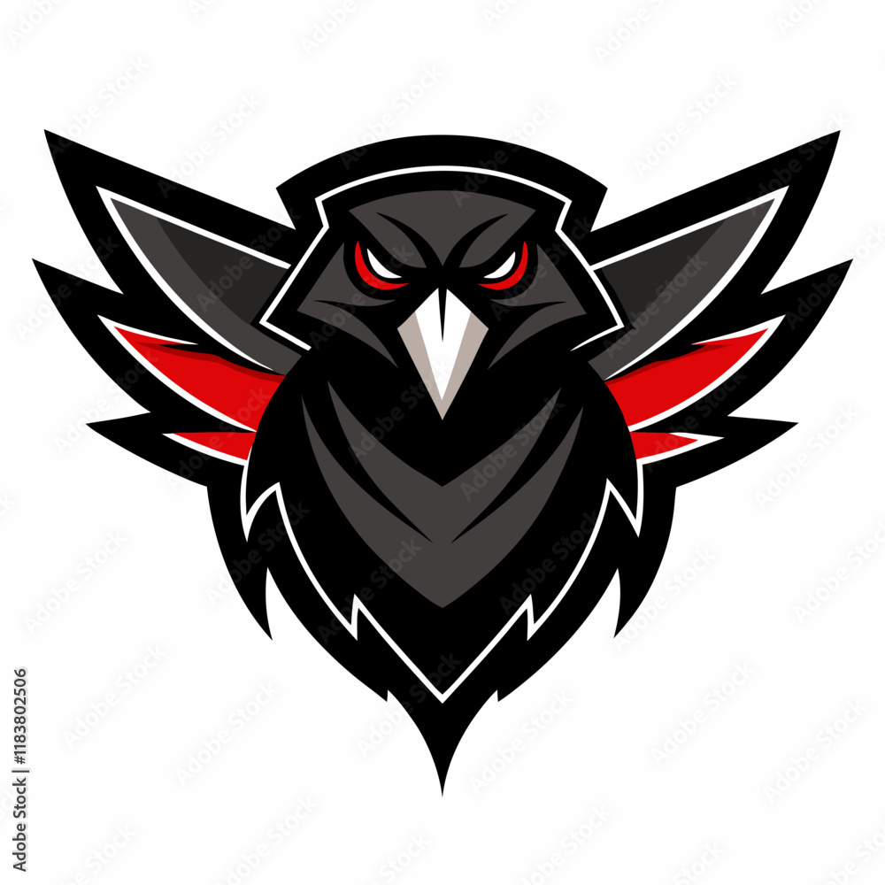 Obraz premium eagle owl with wings