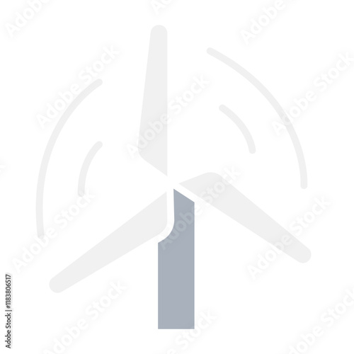 Wind energy icon