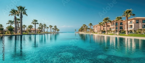 Mediterranean Resort Paradise: Luxurious Poolside Escape