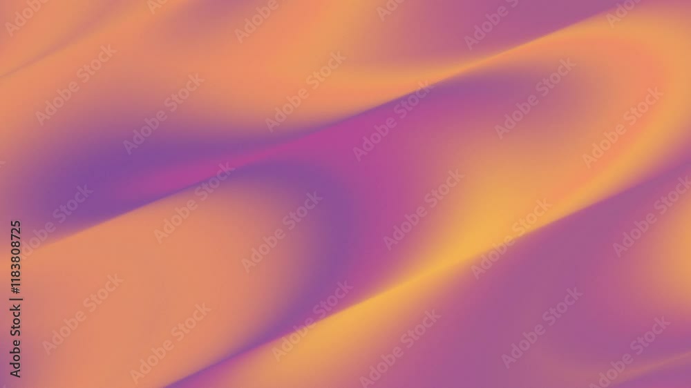 Mesmerizing gradient motion background with smooth, flowing curved waves. Seamless looping animation, perfect for elegant designs and creative projects.