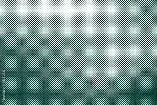Dark Green And White Abstract Halftone Grainy Gradient Background Texture in Poster Banner