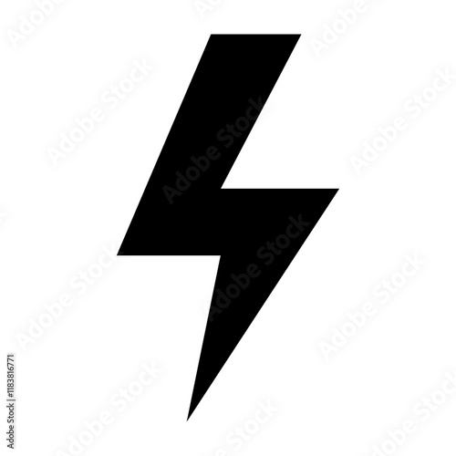 Bolt Glyph Icon Design