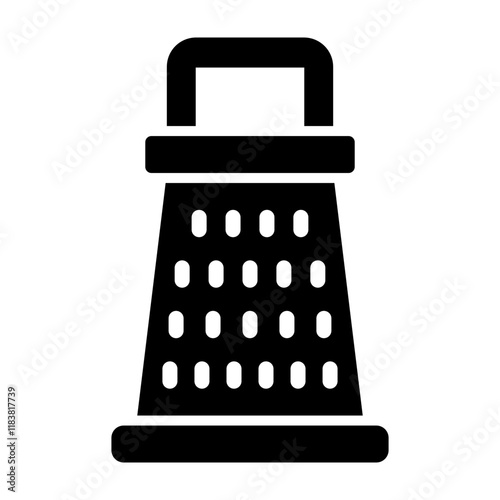 Grater Glyph Icon Design