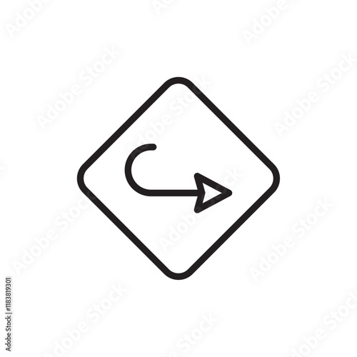 Directions icon Flat vector set outline Free Download Directions icon Flat vector set outline - GFXLoad