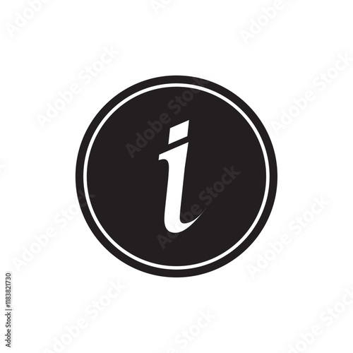 Information icon Flat vector set outline