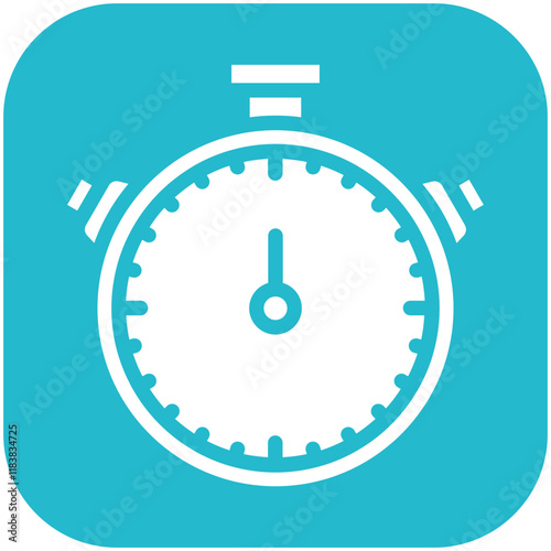 Stopwatch vector icon illustration of Lifestyles iconset.