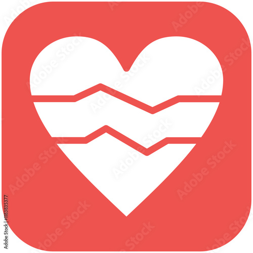 Heart vector icon illustration of Lifestyles iconset.