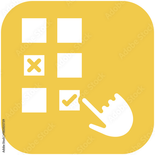 Choose-Choice vector icon illustration of Lifestyles iconset.