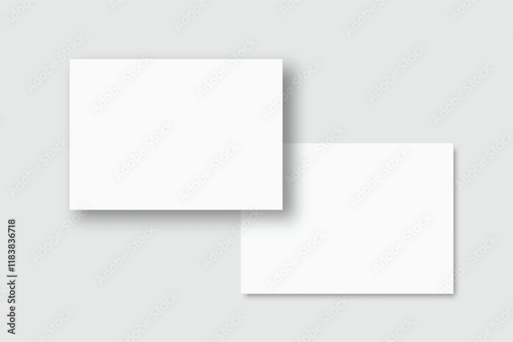 Postcard design mockup empty double sided template. Blank letter paper, thank you card, notecards, note paper, greeting card, wedding invitation or any creative work for presentation of your design
Postcard design mockup empty double sided template. Blank letter paper, thank you card, notecards, note paper, greeting card, wedding invitation or any creative work for presentation of your design