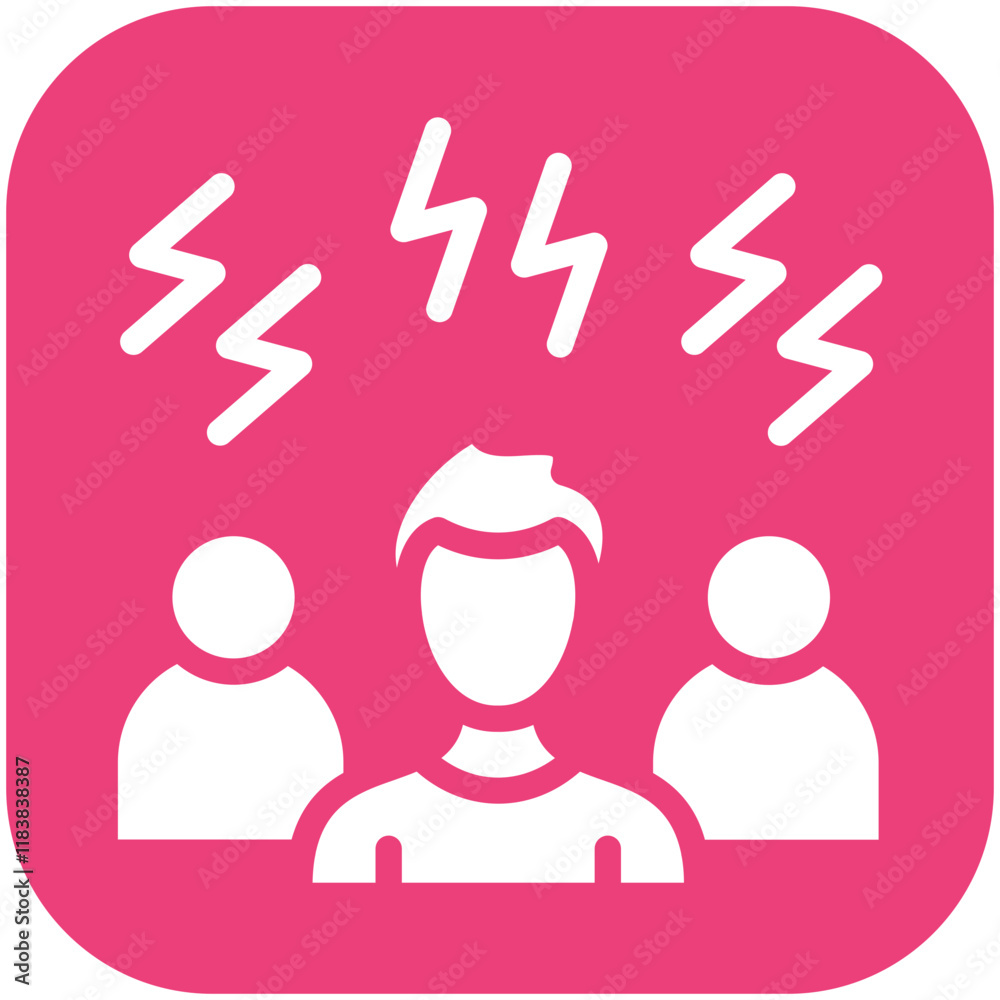 Anger vector icon illustration of Protesting and Civil Disobedience iconset. Anger vector icon illustration of Protesting and Civil Disobedience iconset.