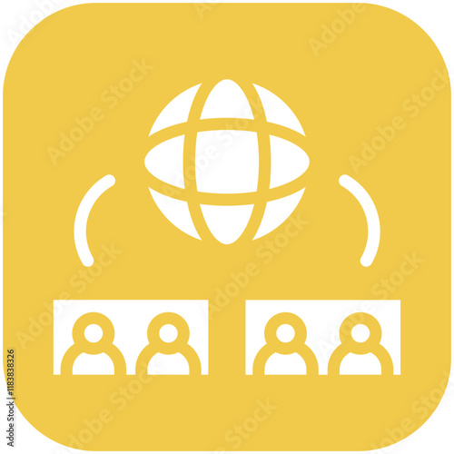 Diversity vector icon illustration of Protesting and Civil Disobedience iconset.
