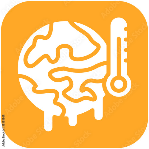 Climate Change vector icon illustration of Protesting and Civil Disobedience iconset.