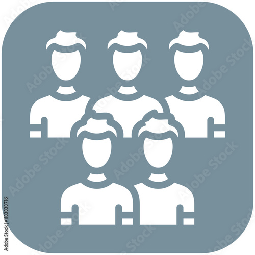 Group Member vector icon illustration of Vacation Planning iconset.