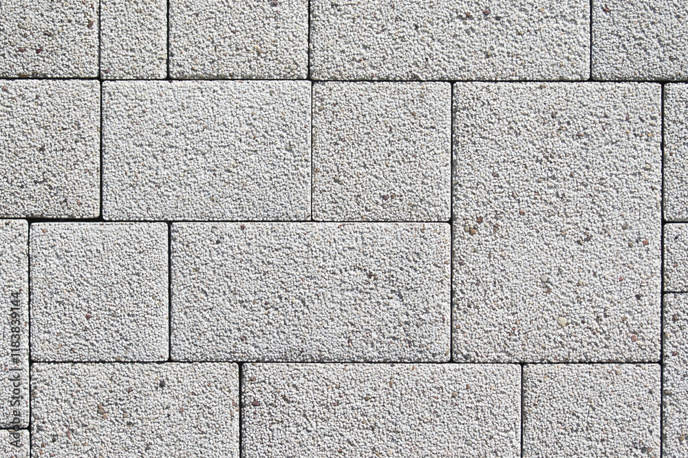 Fototapeta premium gray decorative stone tile top view