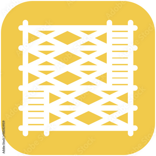 Scaffolding vector icon illustration of Home Improvements iconset.