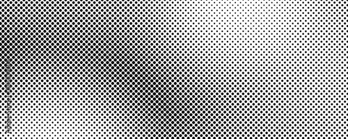 Monochrome halftone background with dots