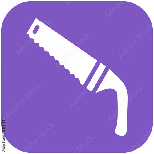 Handsaw vector icon illustration of Home Improvements iconset.