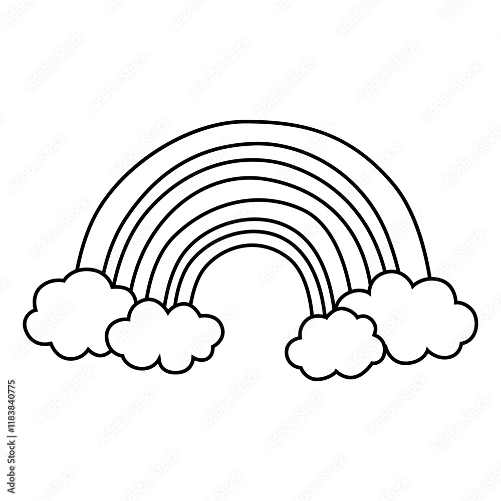 Rainbow icon vector. Bow illustration sign. Iris symbol or logo. Rainbow icon vector. Bow illustration sign. Iris symbol or logo.