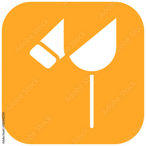 Slingshot vector icon illustration of Children Toys iconset.