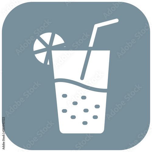 Lemonade vector icon illustration of Party and Celebration iconset.