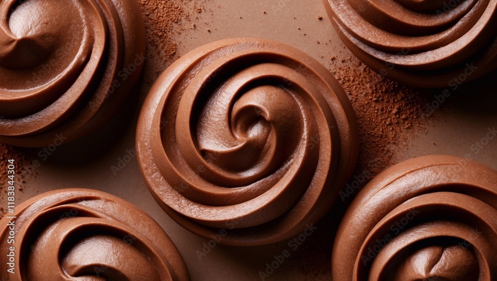 A rich mocha mousse background featuring smooth chocolate swirls and soft coffee-colored textures. A rich mocha mousse background featuring smooth chocolate swirls and soft coffee-colored textures.