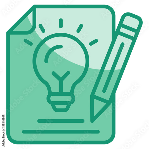 Content Creation Icon Element For Design
