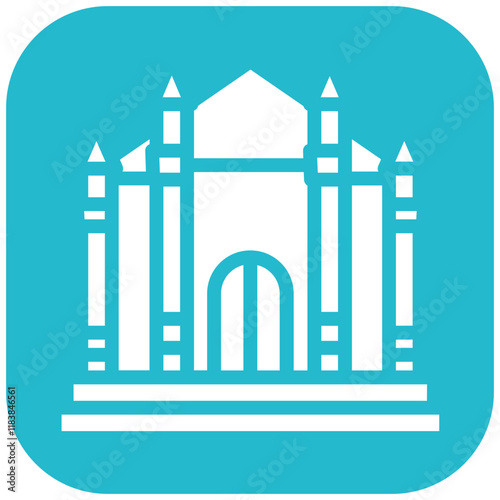 Milan Fashion vector icon illustration of Italy iconset.