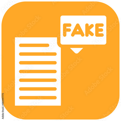 Fake Evidence vector icon illustration of Corruption iconset.